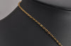 Authentic Christian Dior Gold Tone Chain Pendant Necklace CD 6860J