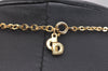 Authentic Christian Dior Gold Tone Chain Pendant Necklace CD 6860J