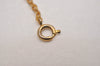 Authentic Christian Dior Gold Tone Chain Pendant Necklace CD 6860J