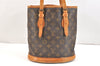 Authentic Louis Vuitton Monogram Bucket PM Shoulder Bag Old Model LV Junk 6860K