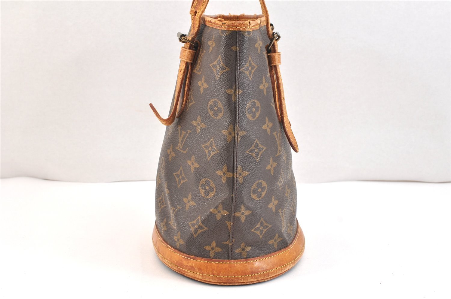 Authentic Louis Vuitton Monogram Bucket PM Shoulder Bag Old Model LV Junk 6860K