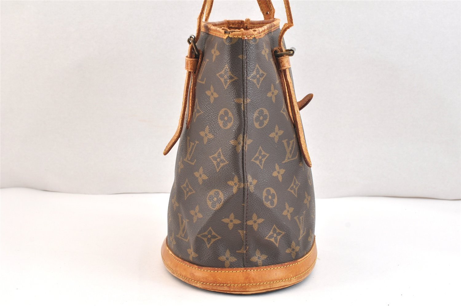 Authentic Louis Vuitton Monogram Bucket PM Shoulder Bag Old Model LV Junk 6860K