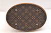 Authentic Louis Vuitton Monogram Bucket PM Shoulder Bag Old Model LV Junk 6860K