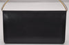 Authentic Cartier Trinity Vintage Hand Long Wallet Purse Leather Black 6861I