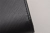 Authentic Cartier Trinity Vintage Hand Long Wallet Purse Leather Black 6861I