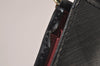 Authentic Cartier Trinity Vintage Hand Long Wallet Purse Leather Black 6861I