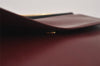 Authentic Cartier Trinity Vintage Hand Long Wallet Purse Leather Black 6861I