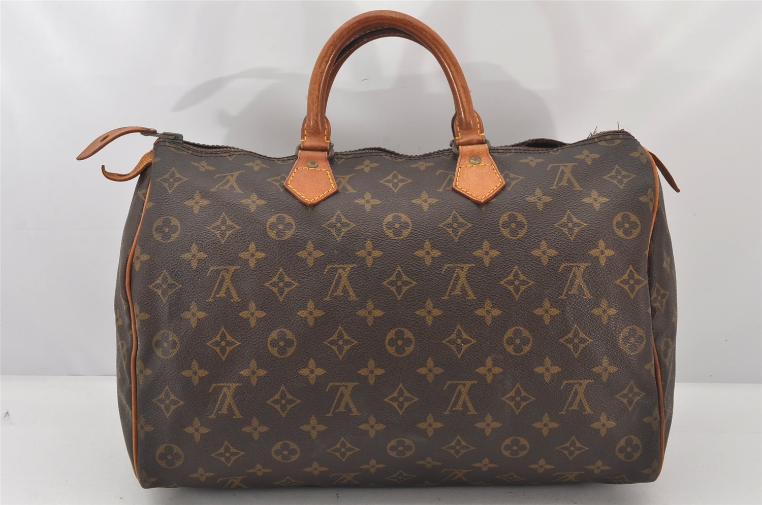 Authentic Louis Vuitton Monogram Speedy 35 Hand Boston Bag Old Model LV 6861K