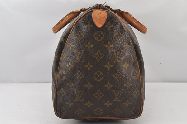 Authentic Louis Vuitton Monogram Speedy 35 Hand Boston Bag Old Model LV 6861K