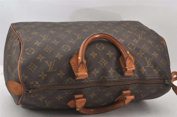 Authentic Louis Vuitton Monogram Speedy 35 Hand Boston Bag Old Model LV 6861K