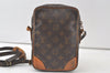 Authentic Louis Vuitton Monogram Danube Shoulder Cross Bag M45266 Junk 6863K