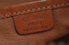 Authentic CELINE Macadam Blason Shoulder Cross Bag Purse PVC Leather Brown 6864J