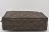 Auth Louis Vuitton Monogram Trousse Toilette 28 Clutch Hand Bag M47522 LV 6864K