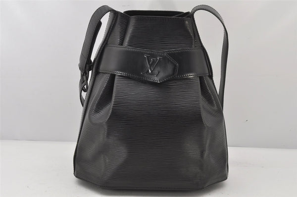 Auth Louis Vuitton Epi Sac De Paule PM Shoulder Cross Bag Black M80157 LV 6865K