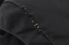 Authentic PRADA Vintage Nylon Tessuto Leather Drawstring Backpack Black 6866J