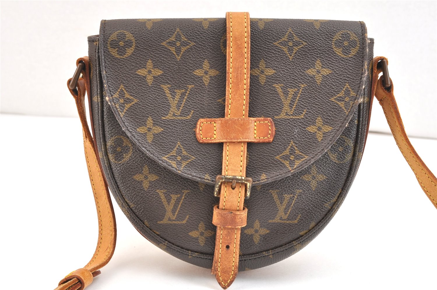 Authentic Louis Vuitton Monogram Chantilly PM Shoulder Cross Bag M51234 LV 6866K