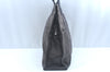 Authentic HERMES Her Line MM Vintage Hand Tote Bag Nylon Gray 6867H