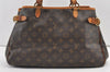 Authentic Louis Vuitton Monogram Batignolles Horizontal Tote Bag M51154 LV 6870J
