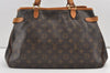 Authentic Louis Vuitton Monogram Batignolles Horizontal Tote Bag M51154 LV 6870J