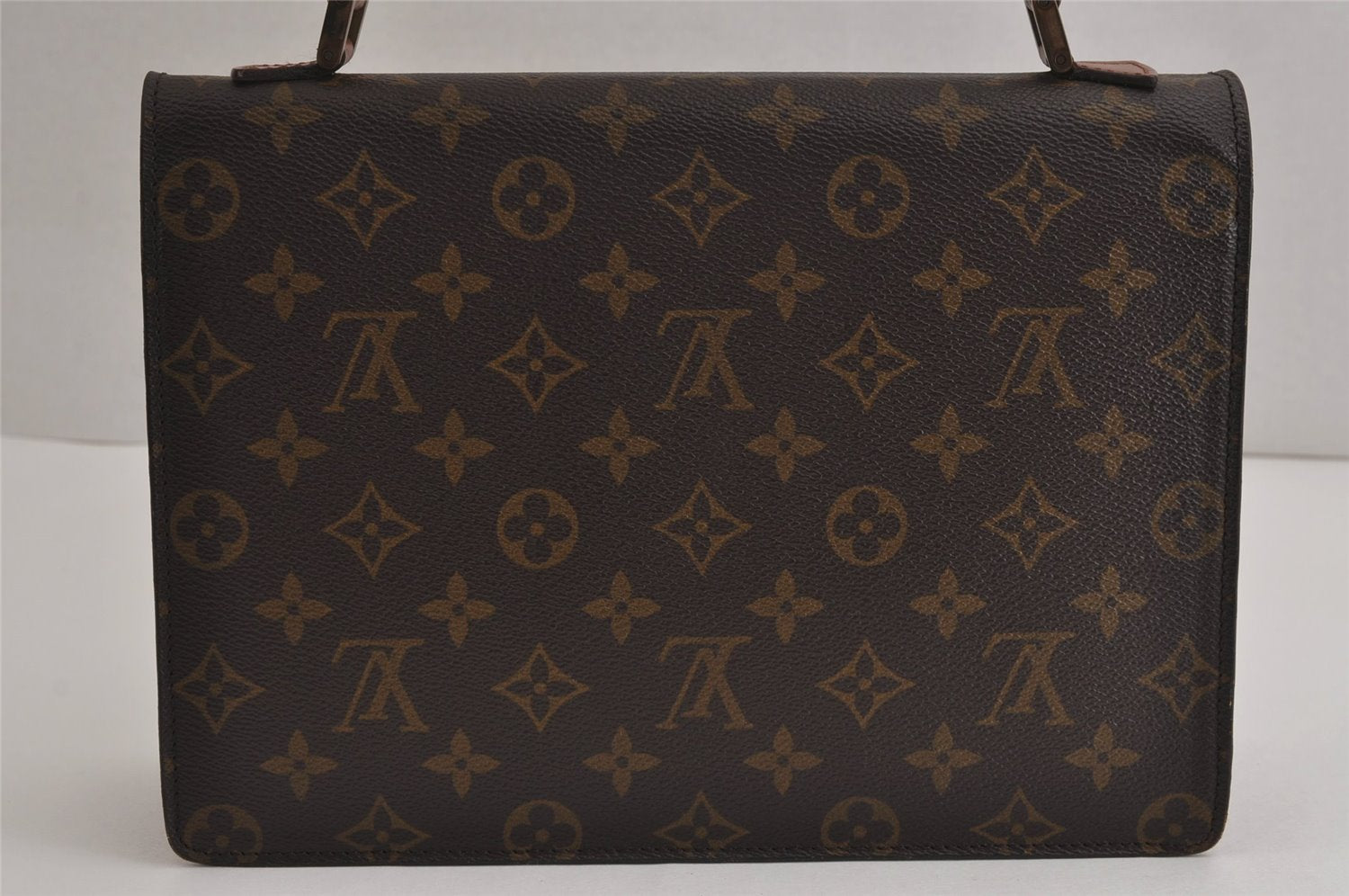 Authentic Louis Vuitton Monogram Concorde Hand Bag Purse M51190 LV 6872J