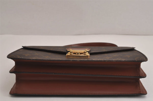 Authentic Louis Vuitton Monogram Concorde Hand Bag Purse M51190 LV 6872J