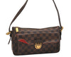 Authentic Louis Vuitton Damier Ravello GM Shoulder Cross Bag N60006 LV 6873J