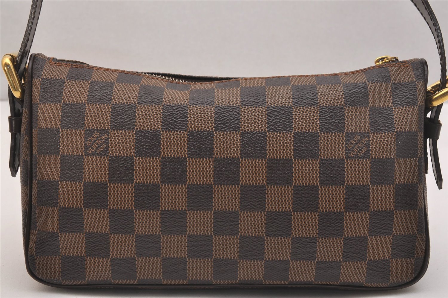 Authentic Louis Vuitton Damier Ravello GM Shoulder Cross Bag N60006 LV 6873J