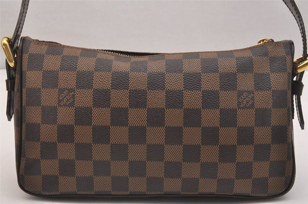 Authentic Louis Vuitton Damier Ravello GM Shoulder Cross Bag N60006 LV 6873J
