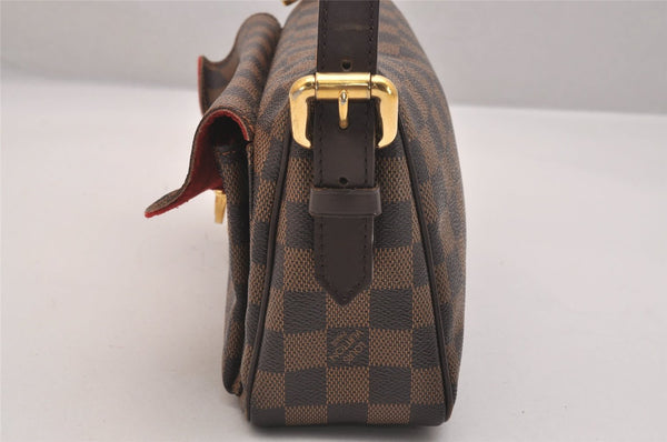 Authentic Louis Vuitton Damier Ravello GM Shoulder Cross Bag N60006 LV 6873J