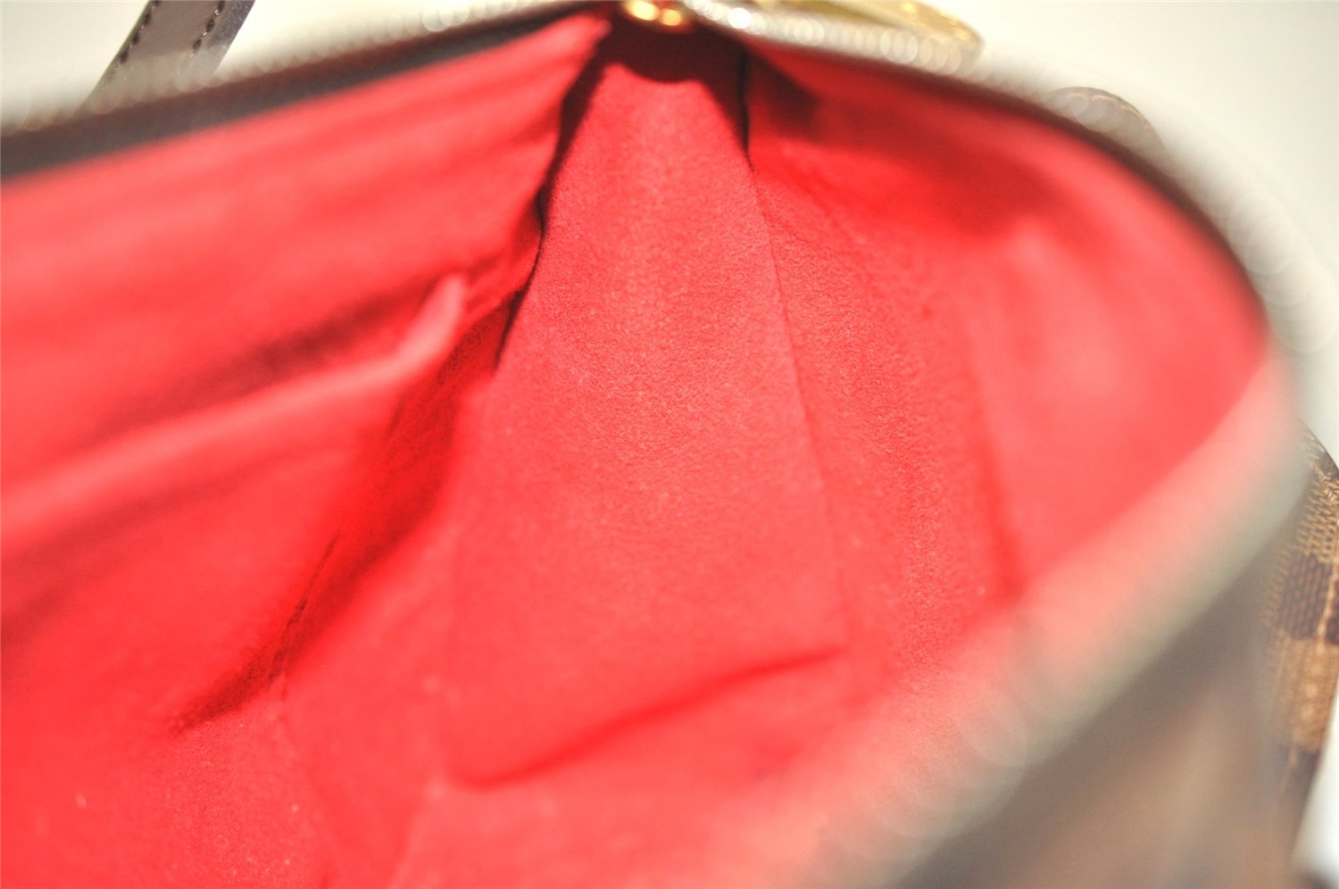 Authentic Louis Vuitton Damier Ravello GM Shoulder Cross Bag N60006 LV 6873J