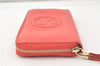 Authentic GUCCI SOHO Long Wallet Purse GG Tassel Leather 308280 Orange 6873K