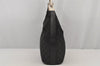Authentic GUCCI Vintage Shoulder Bag Purse GG Canvas Leather 0013814 Black 6876J