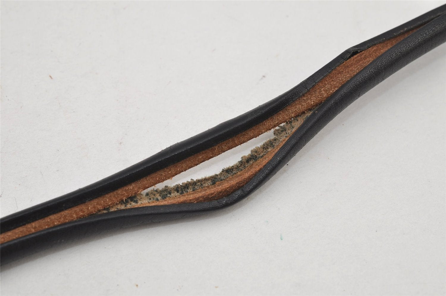 Authentic GUCCI Vintage Shoulder Bag Purse GG Canvas Leather 0013814 Black 6876J