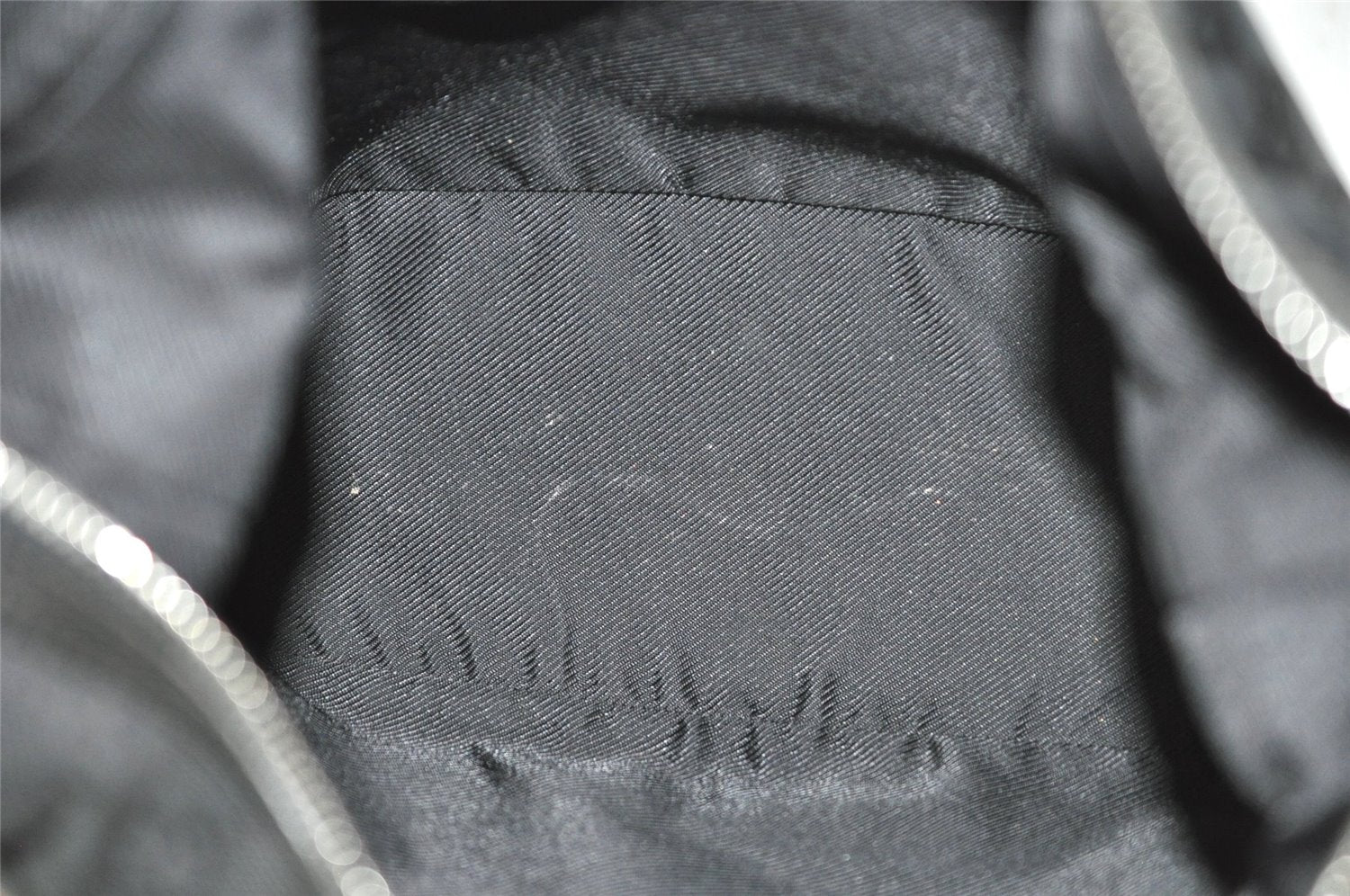 Authentic GUCCI Vintage Shoulder Bag Purse GG Canvas Leather 0013814 Black 6876J