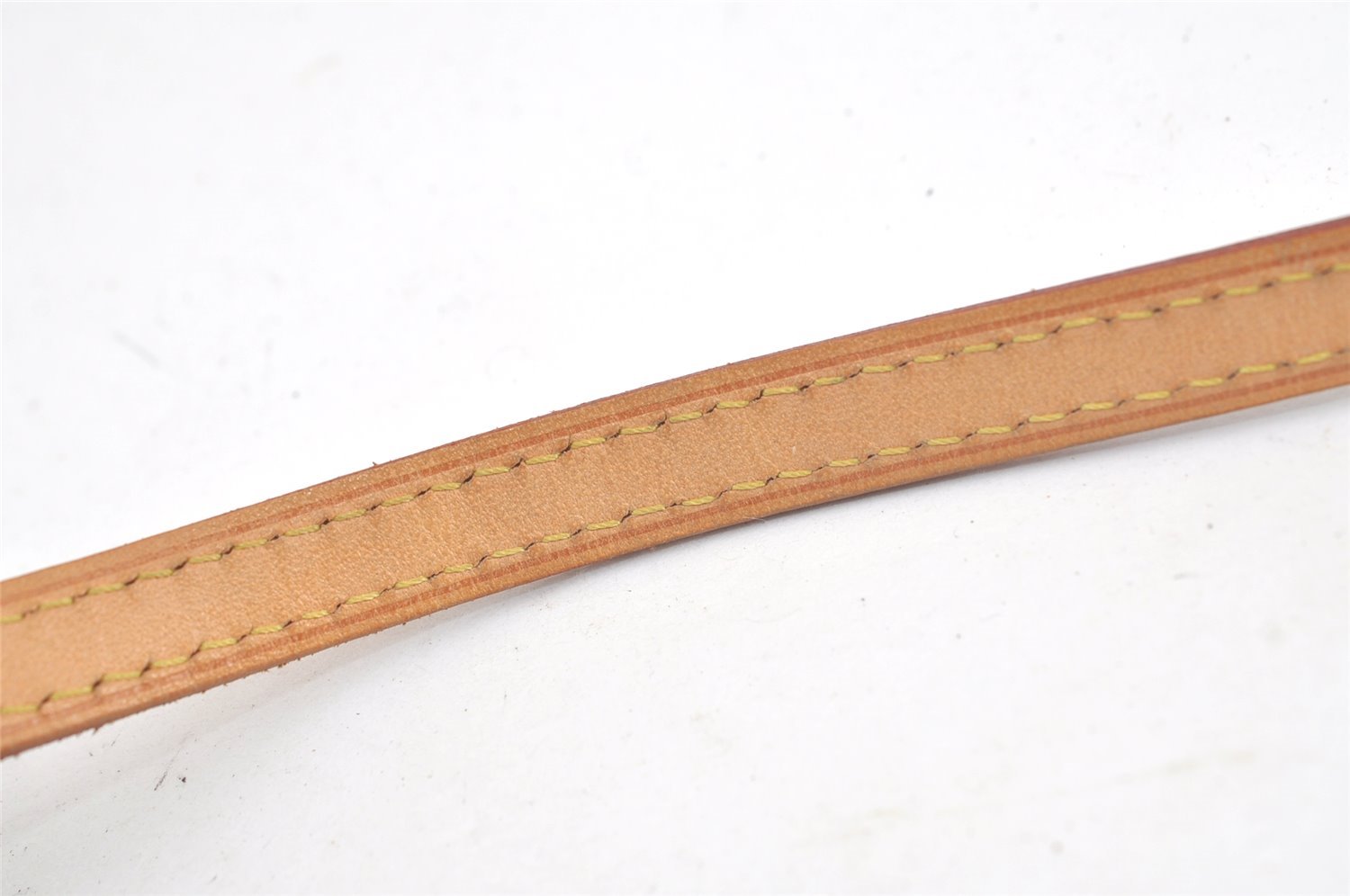 Authentic Louis Vuitton Vintage Leather Shoulder Strap Beige 60cm 23.6