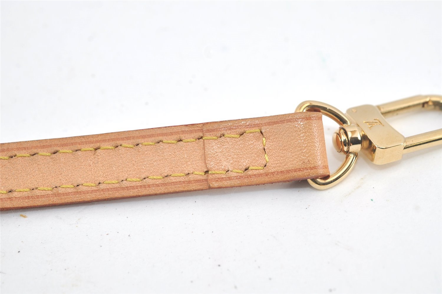 Authentic Louis Vuitton Vintage Leather Shoulder Strap Beige 60cm 23.6