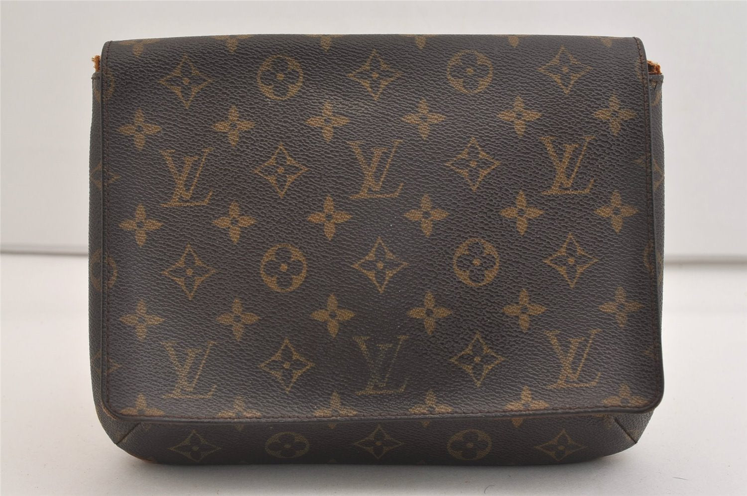 Authentic Louis Vuitton Monogram Musette Tango Shoulder Bag M51257 Junk 6878J