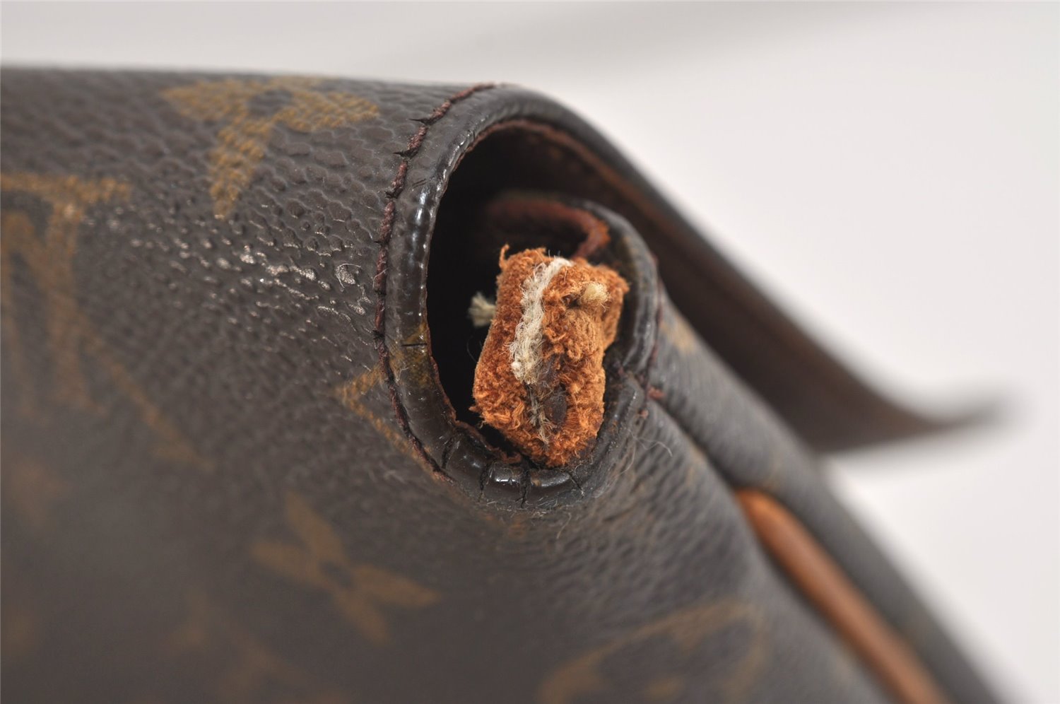 Authentic Louis Vuitton Monogram Musette Tango Shoulder Bag M51257 Junk 6878J