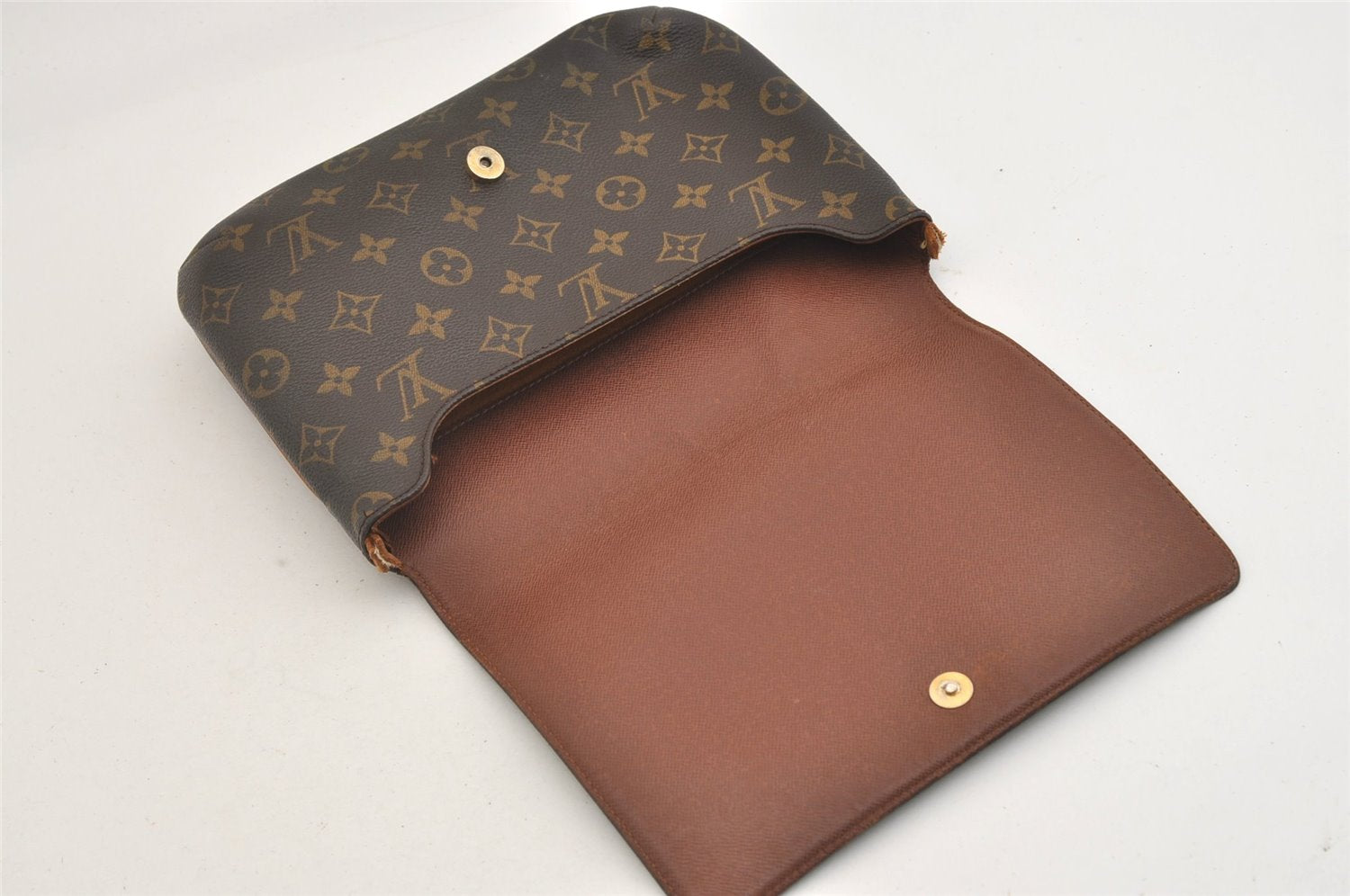 Authentic Louis Vuitton Monogram Musette Tango Shoulder Bag M51257 Junk 6878J