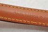 Authentic Louis Vuitton Leather Shoulder Strap Brown 40.9-47.6" LV 6879I