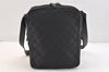 Authentic GUCCI Shoulder Cross Body Bag GG Canvas Leather 03136 Black 6879K