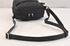 Authentic GUCCI Shoulder Cross Body Bag GG Canvas Leather 03136 Black 6879K