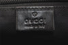 Authentic GUCCI Shoulder Cross Body Bag GG Canvas Leather 03136 Black 6879K