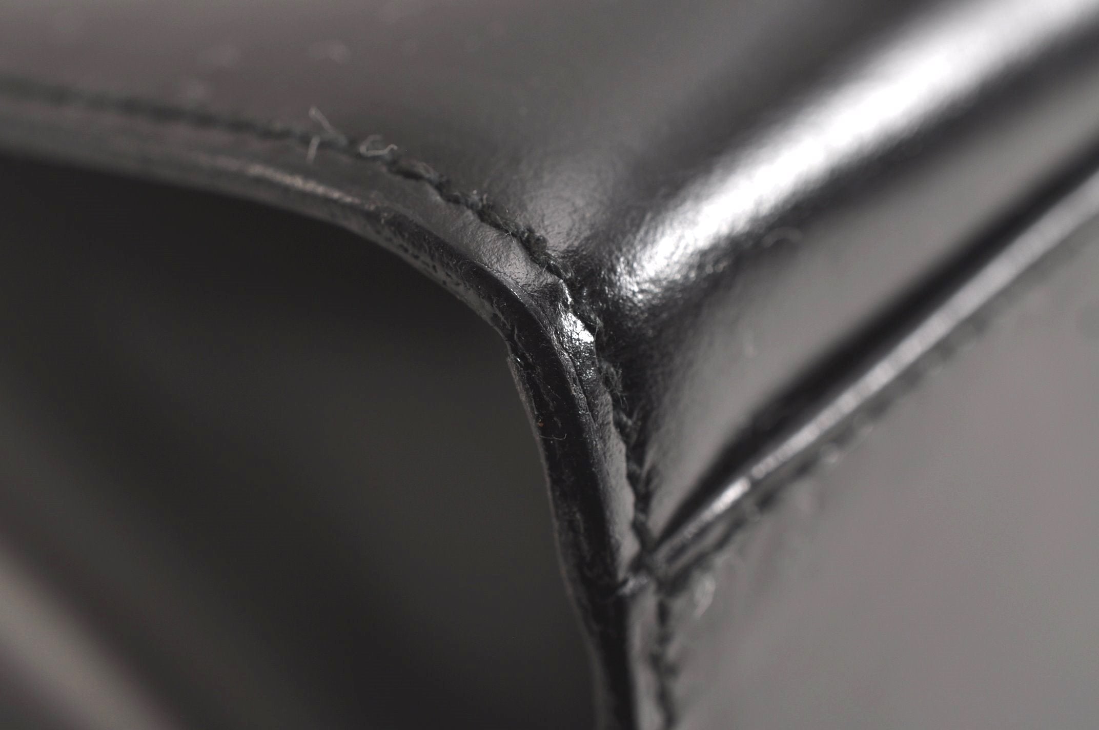 Authentic GUCCI Vintage 2in1 Hand Bag Vinyl Leather Clear Junk 6880J