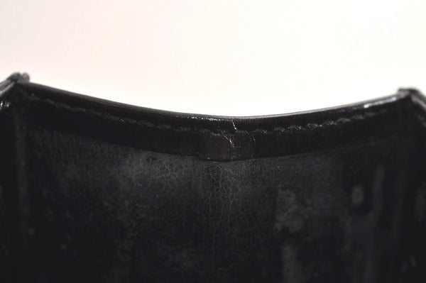 Authentic GUCCI Vintage 2in1 Hand Bag Vinyl Leather Clear Junk 6880J