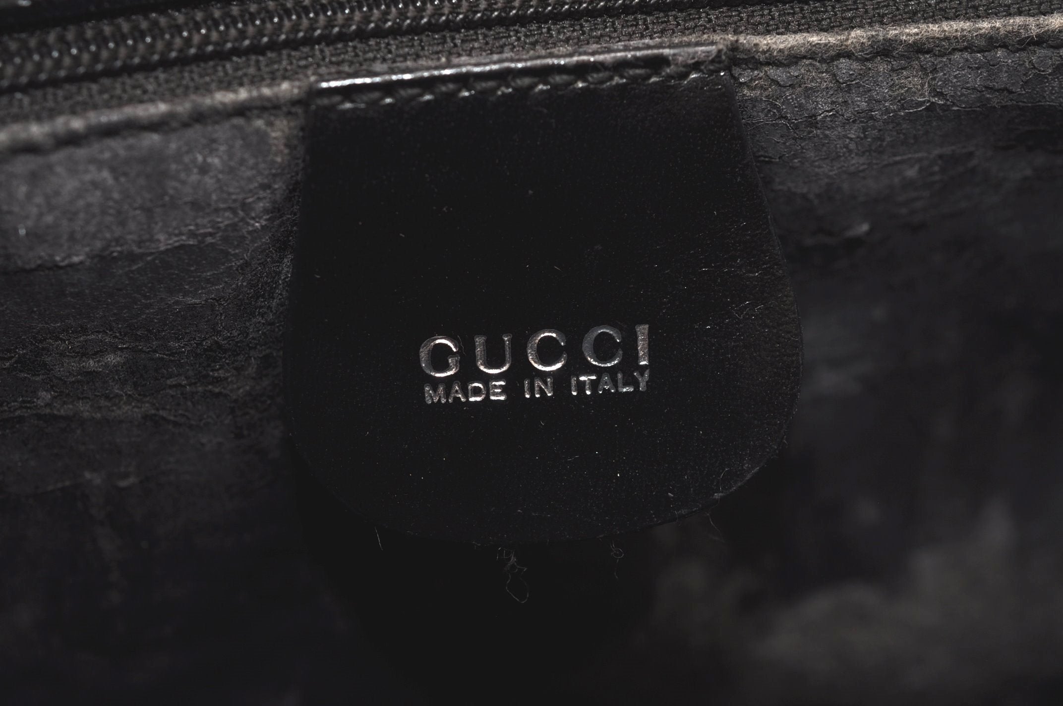 Authentic GUCCI Vintage 2in1 Hand Bag Vinyl Leather Clear Junk 6880J