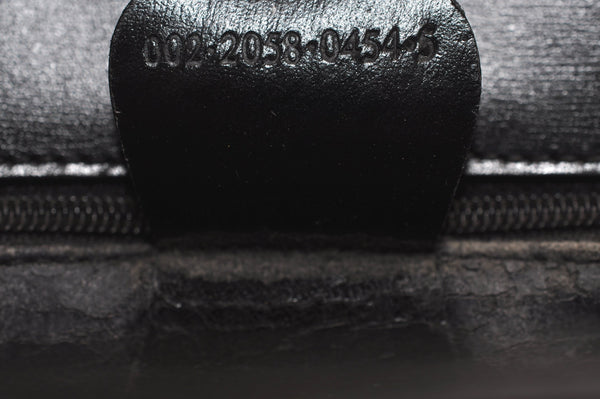 Authentic GUCCI Vintage 2in1 Hand Bag Vinyl Leather Clear Junk 6880J