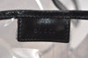 Authentic GUCCI Vintage 2in1 Hand Bag Vinyl Leather Clear Junk 6880J