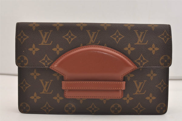Authentic Louis Vuitton Monogram Chaillot Clutch Bag LV 6881J