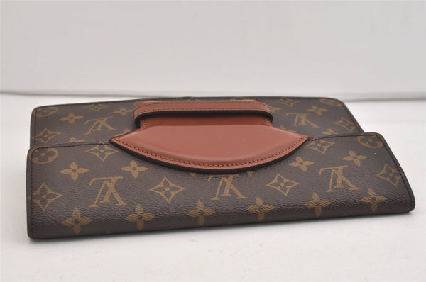 Authentic Louis Vuitton Monogram Chaillot Clutch Bag LV 6881J